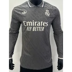 [PLAYER] 2024/25 R MAD 3RD Gray Player Long Sleeve Soccer jersey