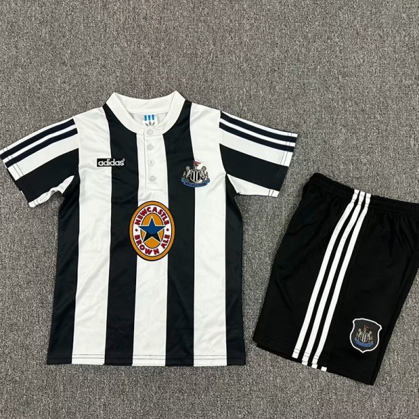 1995/97 Newcastle Home Black Retro Kids Soccer jersey