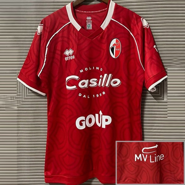 2024/25 SSC Bari Away Red Fans Soccer jersey