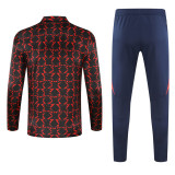 2024/25 Man Utd Crimson Half Pull Tracksuit