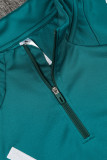 2024 Green Kids Half Pull Tracksuit
