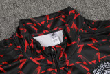 2024/25 Man Utd Crimson Half Pull Tracksuit