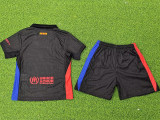 [PLAYER] 2024/25 BAR Away Black Player Kids Soccer jersey