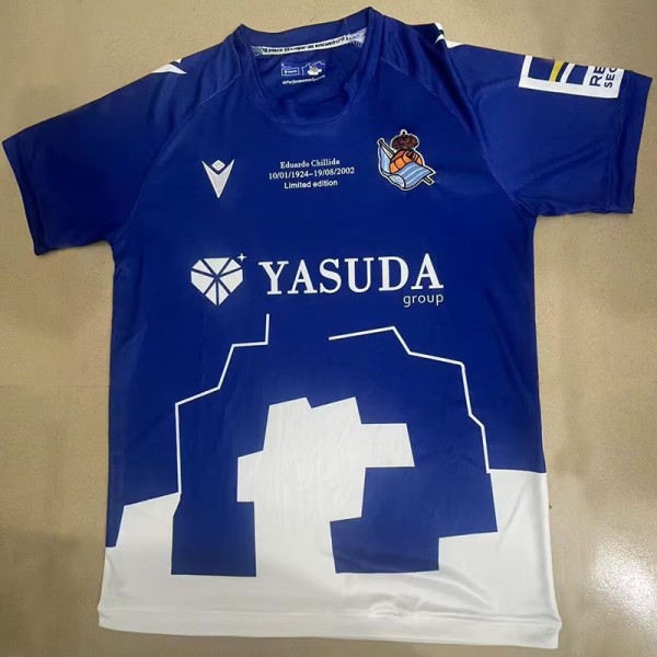 2024/25 Real Sociedad Commemorative Edition Blue Fans Soccer jersey