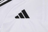 2024 White Kids Half Pull Tracksuit