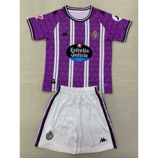 2024/25 Valladolid Home Purple Fans Kids Soccer jersey