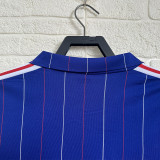 1980/82 France Home Fans Long Sleeve Soccer jersey