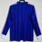 1980/82 France Home Fans Long Sleeve Soccer jersey
