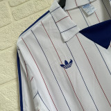 1980/82 France Away Fans Long Sleeve Soccer jersey