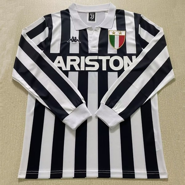 1984/85 JUV Home Retro Long Sleeve Soccer jersey