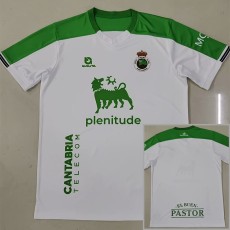 2024/25 Racing de Santander Home White Fans Soccer jersey