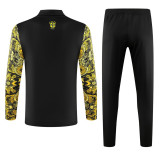 2024 Brazil Kids Half Pull Tracksuit