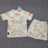 2024/25 Man City GKY Fans Kids Soccer jersey