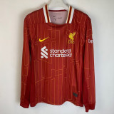 2024/25 LIV Home Fans Long Sleeve Soccer jersey