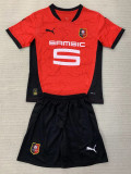 2024/25 Stade Rennais Home Fans Kids Soccer jersey