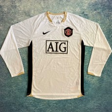 2006/07 Man Utd Away Retro Long Sleeve Soccer jersey