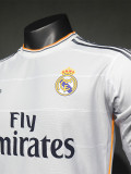 [PLAYER] 2013/14 R MAD Home Retro Long Sleeve Soccer jersey