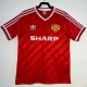 1986/87 Man Utd Home Retro Soccer jersey