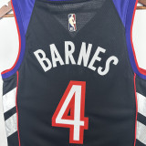 2024/25 RAPTORS BARNES #4 NBA Jerseys