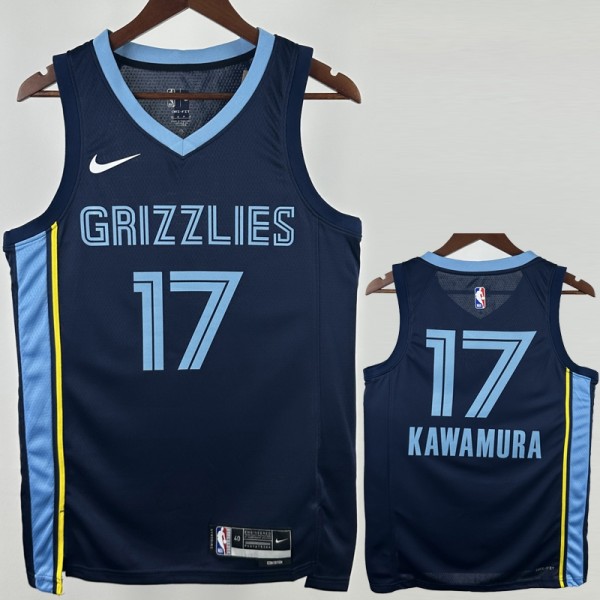 2022/23 GRIZZLIES KAWAMURA #17 NBA Jerseys