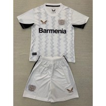 2024/25 Bayer 04 Leverkusen Away Fans Kids Soccer jersey
