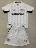 2024/25 Bayer 04 Leverkusen Away Fans Kids Soccer jersey