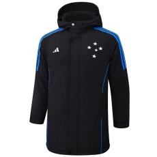 2024/25 Cruzeiro Hooded Windbreaker Fabric Cotton Coat