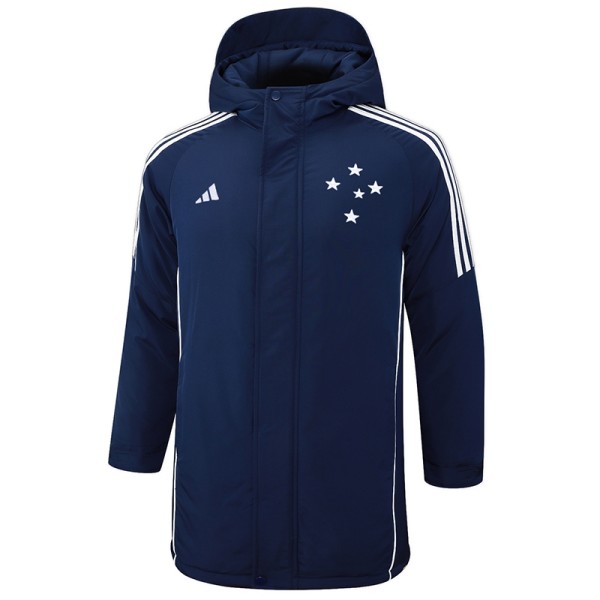2024/25 Cruzeiro Hooded Windbreaker Fabric Cotton Coat