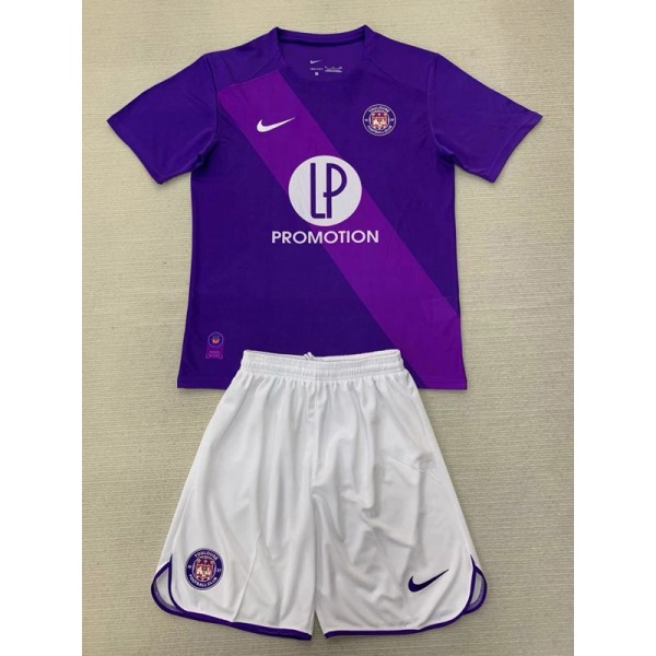 2024/25 Toulouse FC Home Fans Kids Soccer jersey
