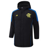 2024/25 Flamengo Hooded Windbreaker Fabric Cotton Coat