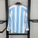 1998 Argentina Home Retro Long Sleeve Soccer jersey