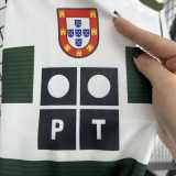 2001/02 Sporting CP Home Retro Long Sleeve Soccer jersey