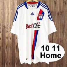 2010/11 Lyon Home Retro Soccer jersey