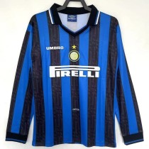 1997/98 INT Home Retro Long Sleeve Soccer jersey