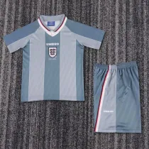 1996 England Away Retro Kids Soccer jersey