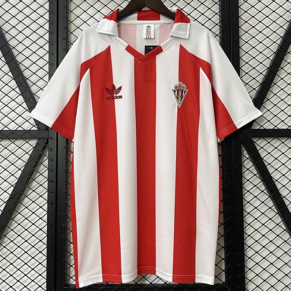 1984/85 Sporting de Gijon Home Retro Soccer jersey