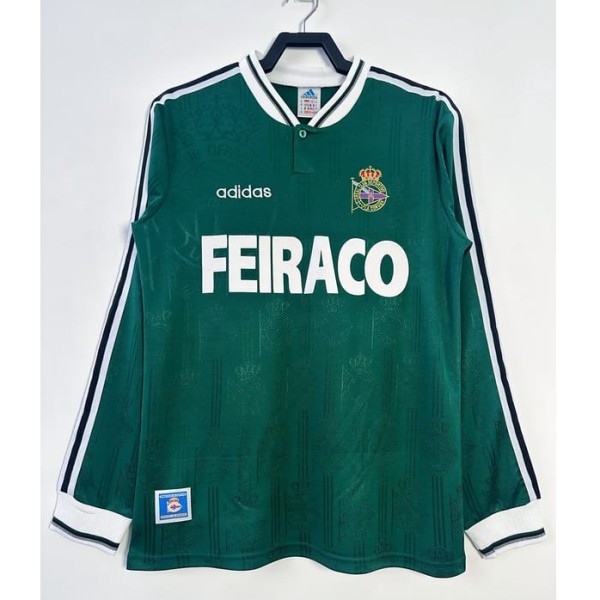 1999/00 La Coruna Away Retro Long Sleeve Soccer jersey