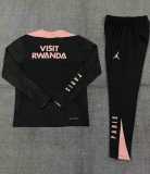 2024/25 PSG Black Kids Half Pull Tracksuit