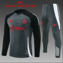 2024/25 Man Utd Kids Half Pull Tracksuit