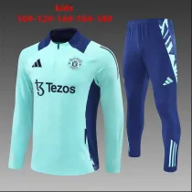 2024/25 Man Utd Kids Half Pull Tracksuit