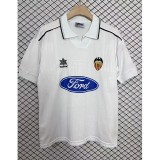 1996/97 Valencia Home White Retro Soccer jersey