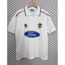 1996/97 Valencia Home White Retro Soccer jersey