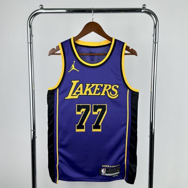 2023/24 LAKERS DONCIC #77 NBA Jerseys