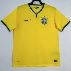 2014 Brazil Home Retro Soccer jersey