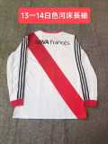 2013/14 River Plate Home Retro Long Sleeve Soccer jersey