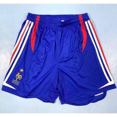 2006 France Home Blue Retro Soccer Shorts