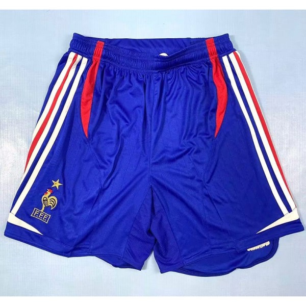 2006 France Home Blue Retro Soccer Shorts