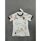 2025 Portugal Away White Fans Women Soccer jersey