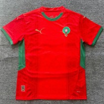 2025 Morocco Home Red Fans Soccer jersey