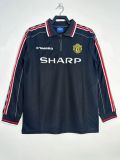 1998 Man Utd Classic Edition Retro Long Sleeve Soccer jersey